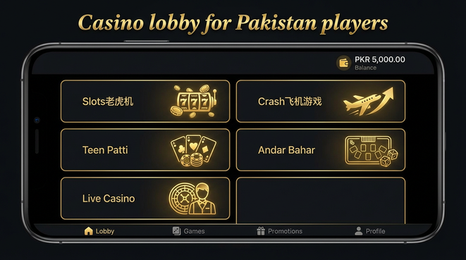 Lobby view of super9t9 for Pakistan users - 4